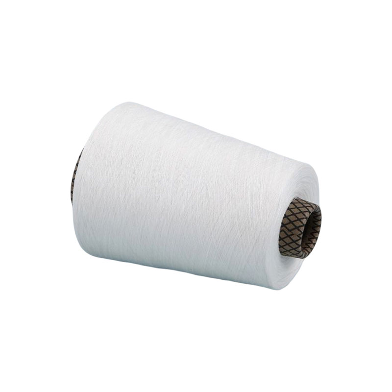 Viscose ringgesponnen garen kan worden aangepast voor directe verkoop door kleurfabrikanten. 54 rayon, 18 nylon, 28 polyester kerngesponnen garen