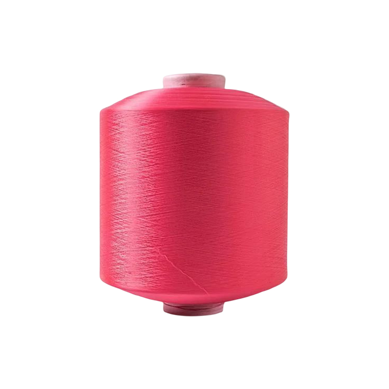 HANYUN 75D 50D 100D 150D 100% Polyester NIM lage elasticiteit DTY Dope geverfd garen voor maskerriem