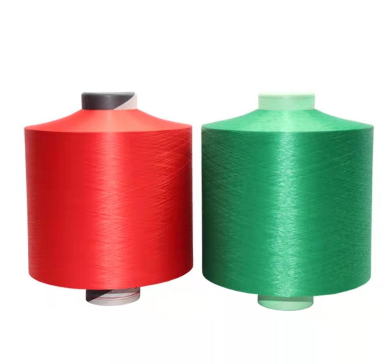 DTY 150d/48f gerecycled Nim polyester getextureerd garen voor handschoenen